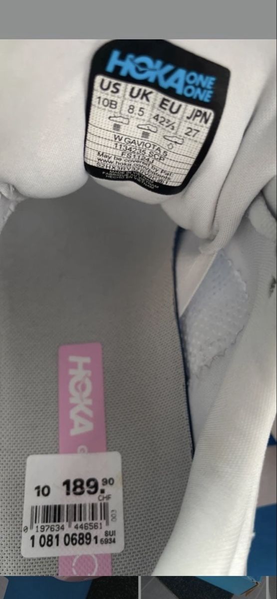 Hoka One One Scarpe da uomo: Schuhe HOKA 42,5 – Nuovo e nell'imballaggio originale da Riehen venduto da katep75 2