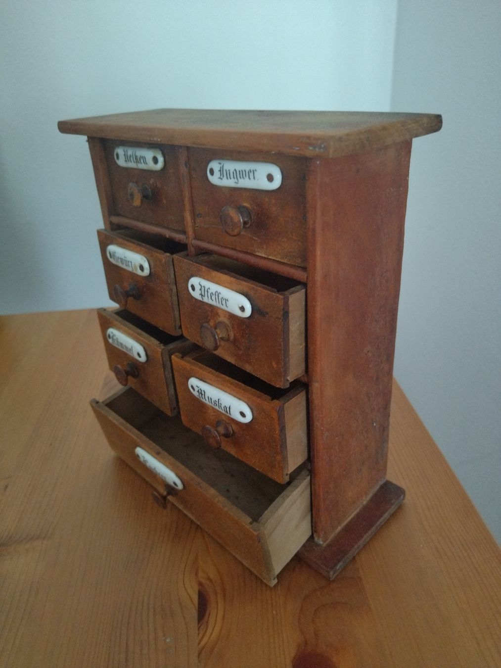 Cucine complete: Gewürzkästchen antik – Usato da Felben-Wellhausen venduto da bananajoe8474 4
