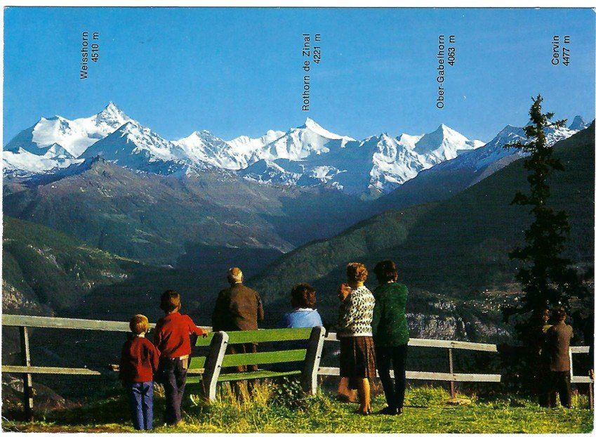 Cartoline postali: AK Crans-sur-Sierre, Wallis – Usato da Rheinfelden venduto da wil_m7gh