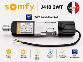 Somfy J418 2WT absolute Neuware Storen Motor