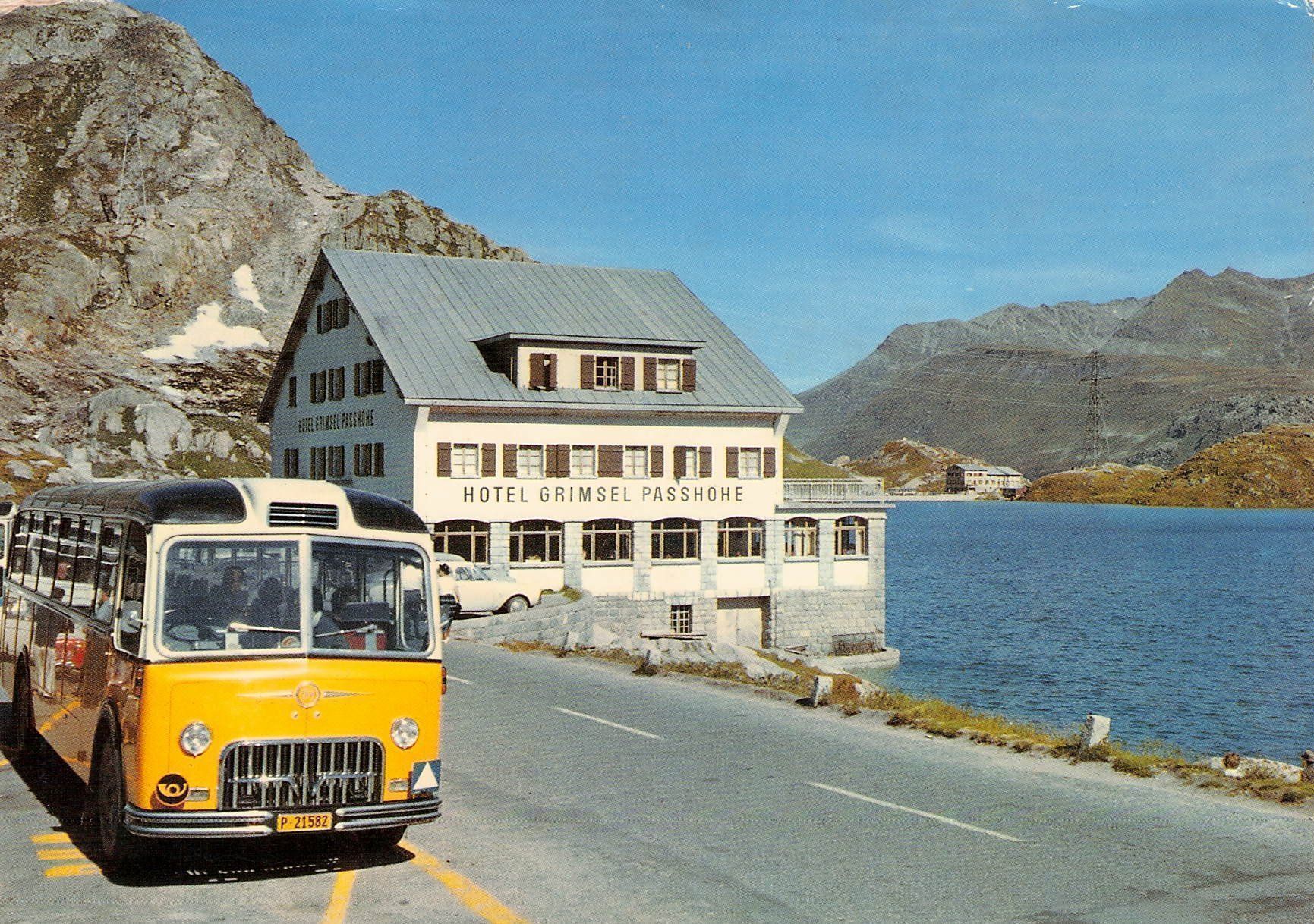 Ansichtskarten: ^Postauto , Grimselpass – Gebraucht aus Reichenburg von Pipo-67