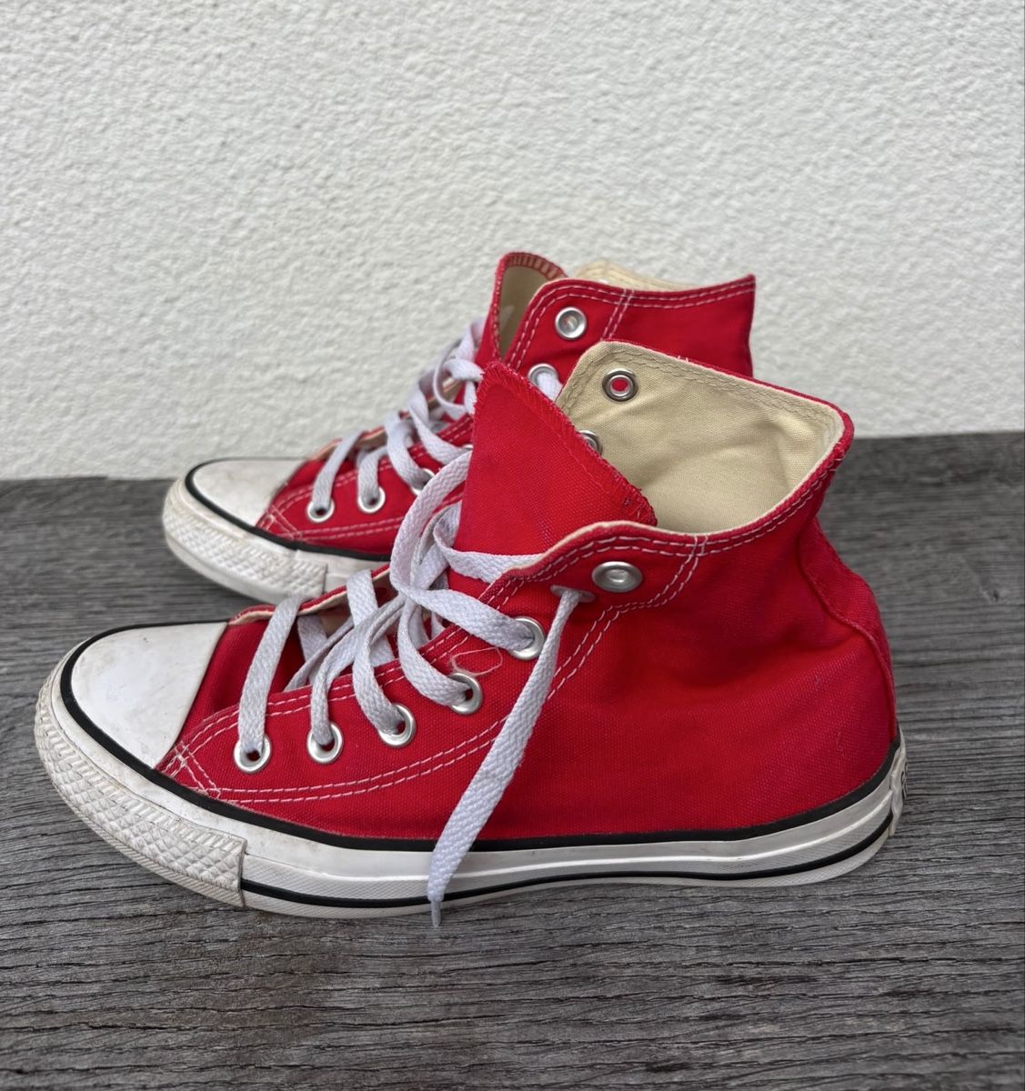 Converse Scarpe da uomo: Converse All Star Schuhe rot, Gr. 37.5  – Usato da Walchwil venduto da BackstageBruder