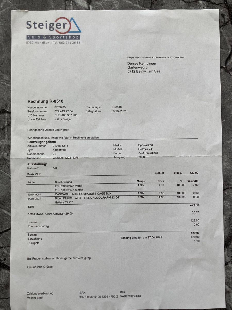 Specialized Vélos: Kindervelo 24 zoll pink/black – D'occasion à Beinwil am See par Matzeboy 7