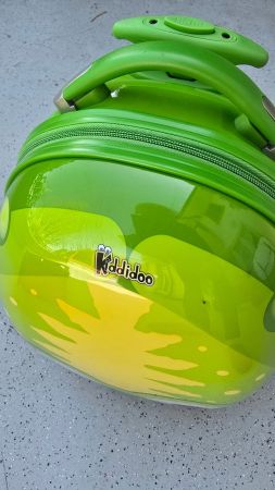 Kiddidoo Hartschalen Kinder-Trolley Frosch