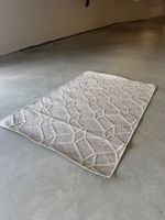 NEUER OUTDOOR Teppich geometrisch braun beige