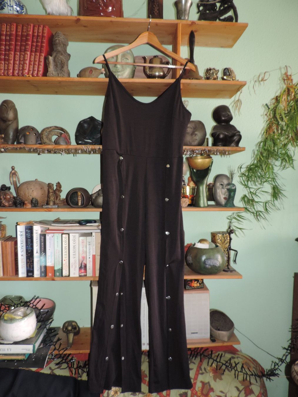 Jumpsuits: combi noir à boutons – D'occasion à Genève par Axelle333