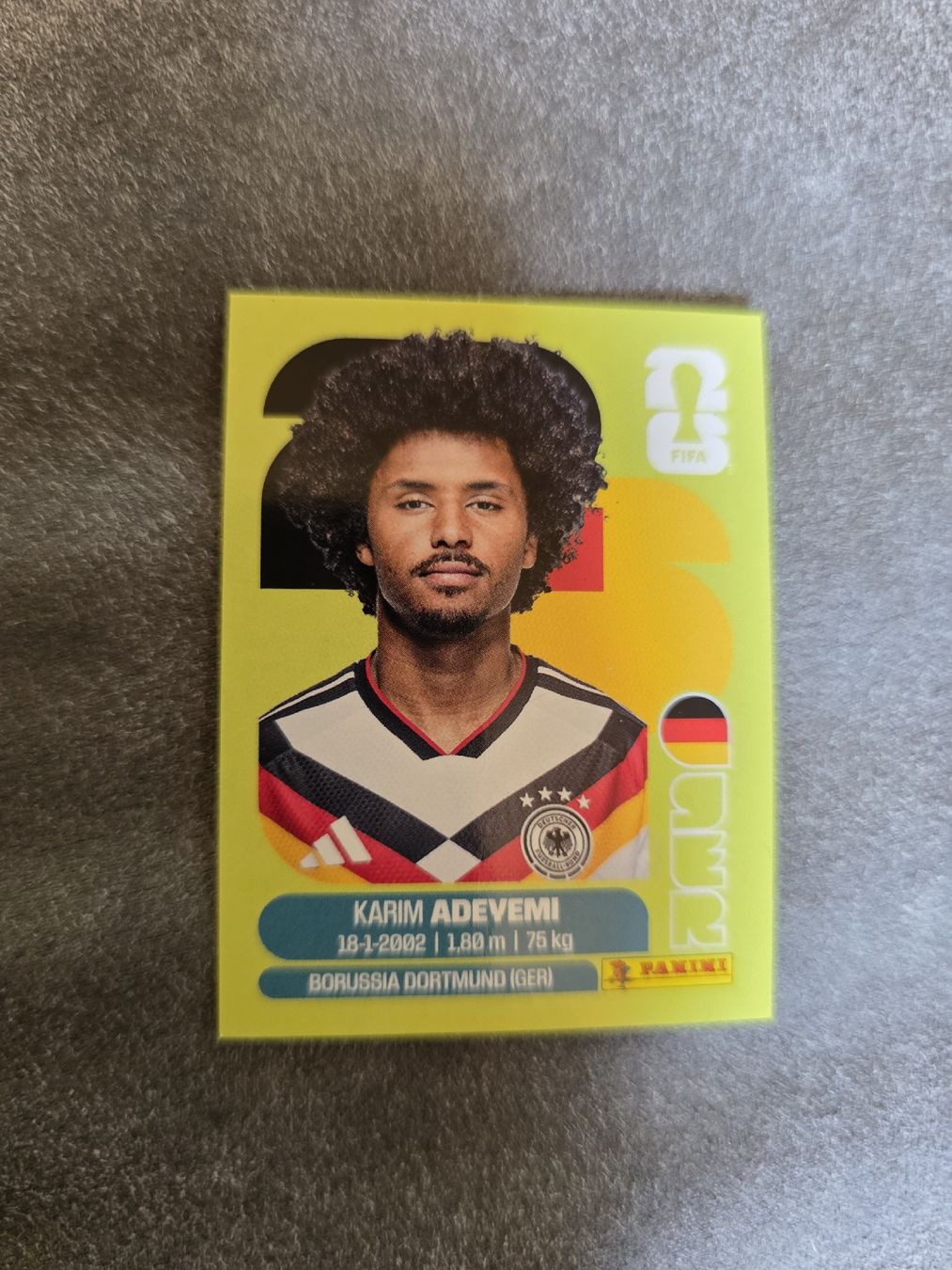 Panini Carte collezionabili: Panini WM 2026 GER 19 Adeyemi – Nuovo (secondo la descrizione) da Romanshorn venduto da leeh78