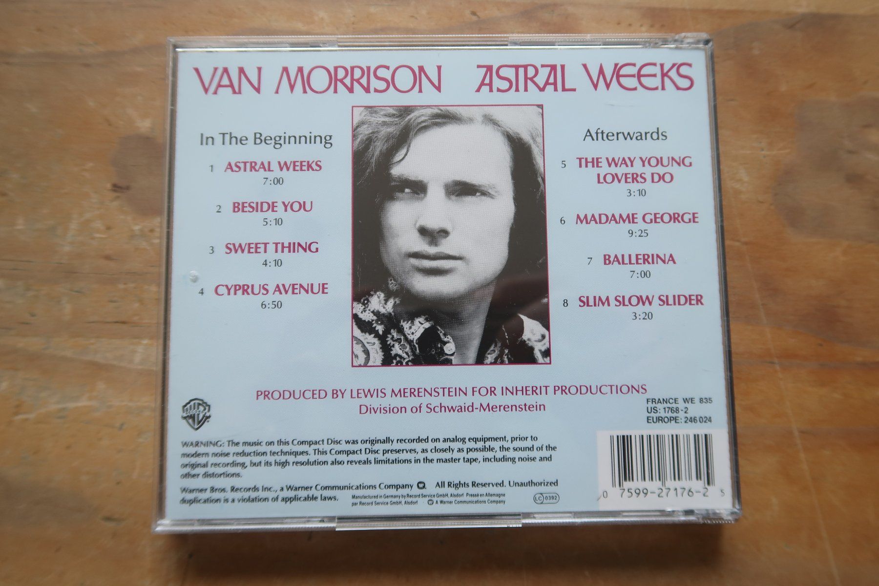 CDs: VAN MORRISON - ASTRAL WEEKS - CD – D'occasion à Basel par Patiscat 1