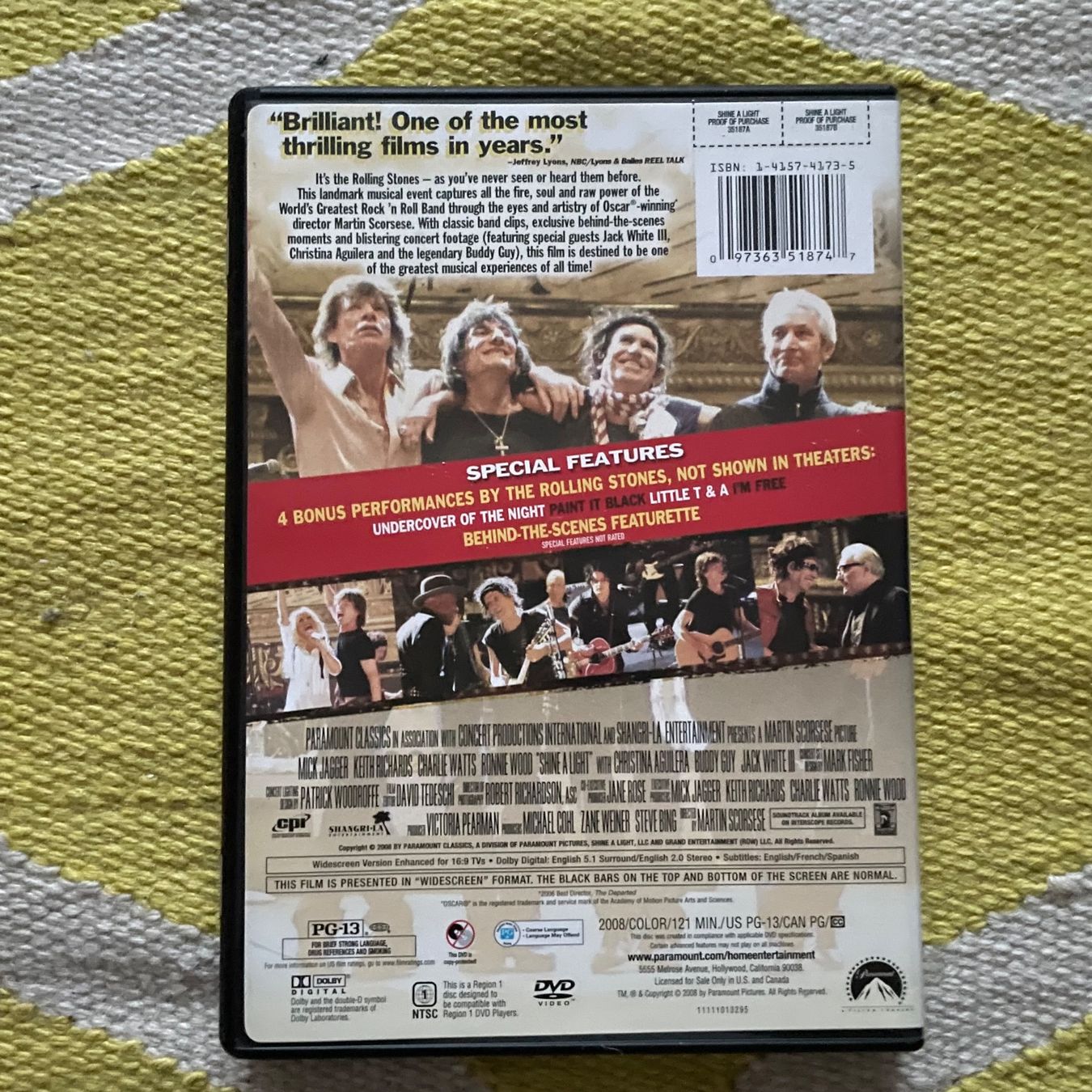 Tutti i DVDs: ROLLING STONES-DVD SHINE A LIGHT – Usato da Rorschacherberg venduto da CD-Roli 1