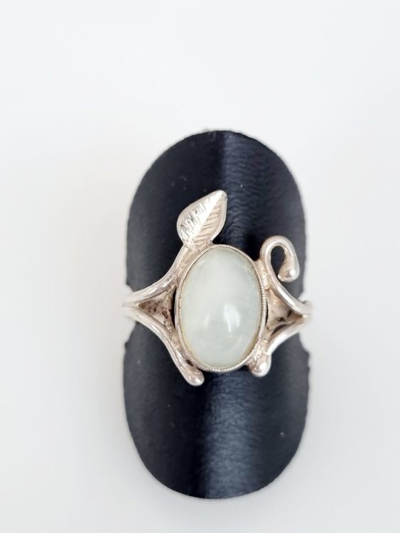 Anyeda 925 Silber Ringe Vintage Damen Runde Form 6Mm Blauer Topas-Ring für Ehefrau Silberring