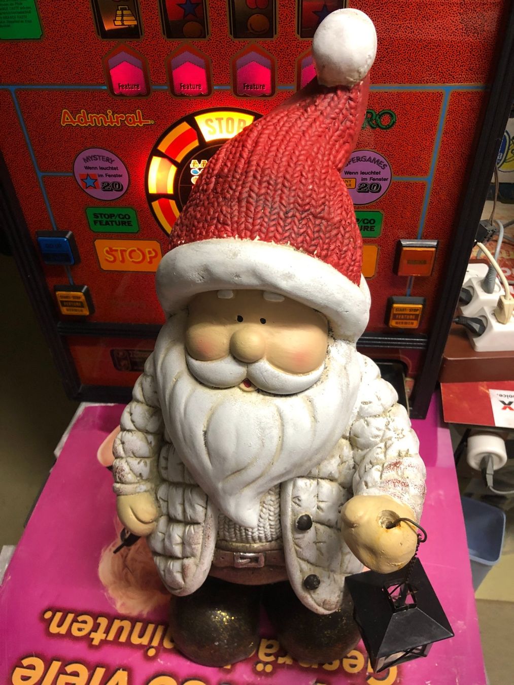 Figuren: grosse schöne Weihnachtsdeko, Samichlaus mit Laterne – Gebraucht aus Zürich von Tivoli2 6