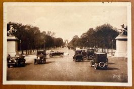 PARIS - Champs - Elysées  - Voitures anciennes 1929