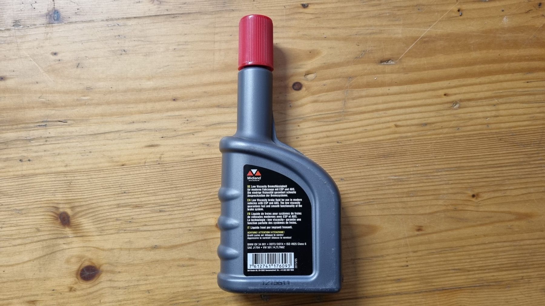Prodotti per la cura: 5x Midland Hypro IV DOT 4 Bremsflüssigkeit – Nuovo (secondo la descrizione) da Tägerschen venduto da Moto-Welt-Parts 1