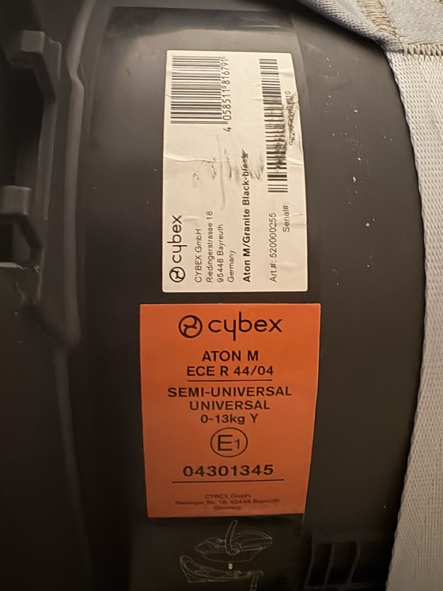 Cybex Seggiolini per auto: Cybex Aton + base – Usato da Dübendorf venduto da ttb_b2pp 7