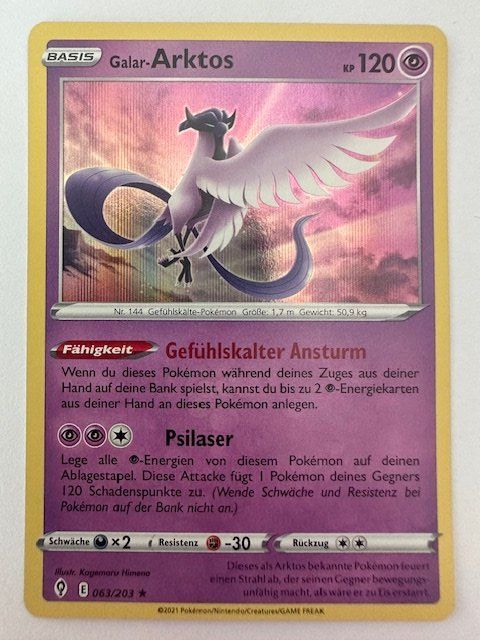 Pokémon Carte collezionabili: Galar-Arktos - Holo - Pokemon – Nuovo (secondo la descrizione) da Nussbaumen AG venduto da Pika-Shop
