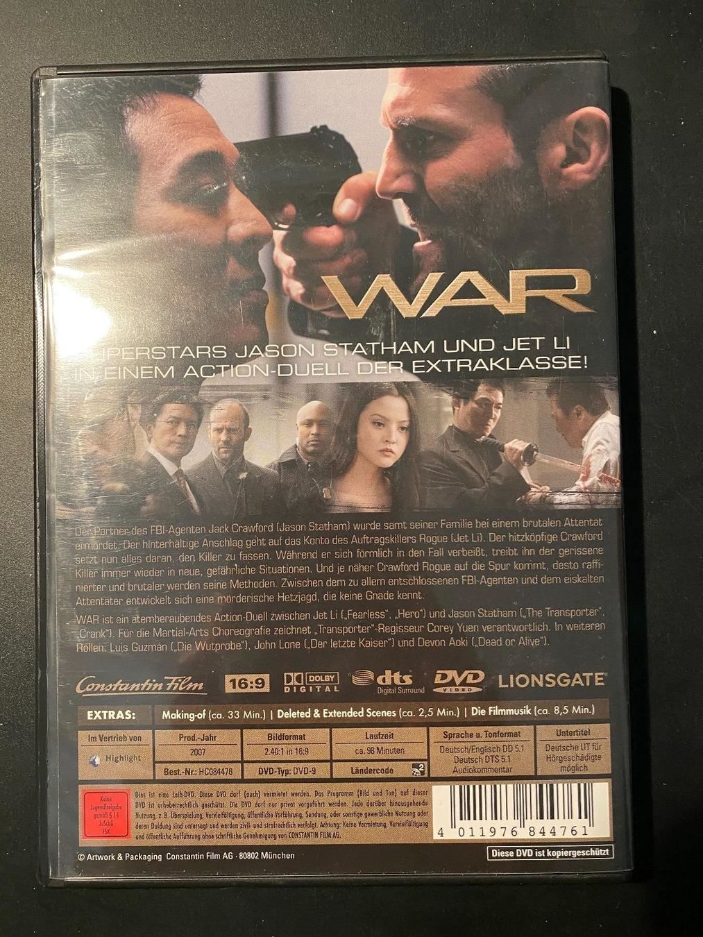 Tutti i DVDs: Verkaufe DVD War – Nuovo (secondo la descrizione) da Zürich venduto da Gobble 1