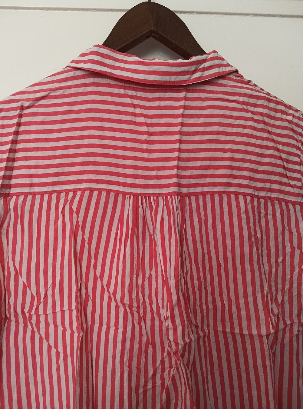 Camicette: Esprit Bluse, Gr. 36, Rot-Weiss gestreift, Sommer-Look – Usato da Zürich venduto da Asteraki 1