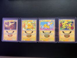 Pokemon 30th Celebration Englisch 4x Pikachu