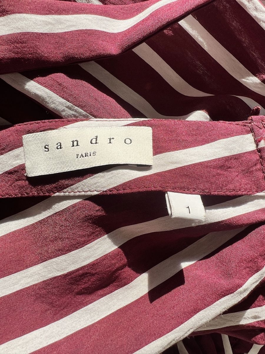Sandro Camicette: NEW Sandro 85% VISCOSE Blouse, Size 1 – Nuovo (secondo la descrizione) da Zürich venduto da SandroMaje 2