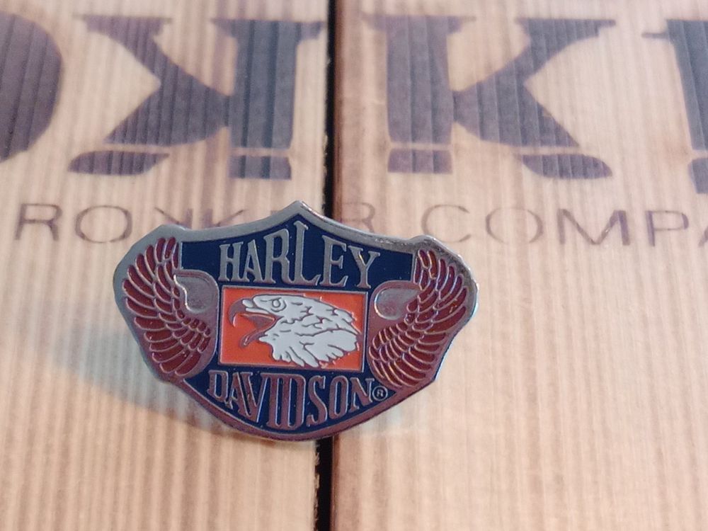 Harley Davidson Pin / Anstecker Adler -Top Zustand! (Neu (gemäss ...