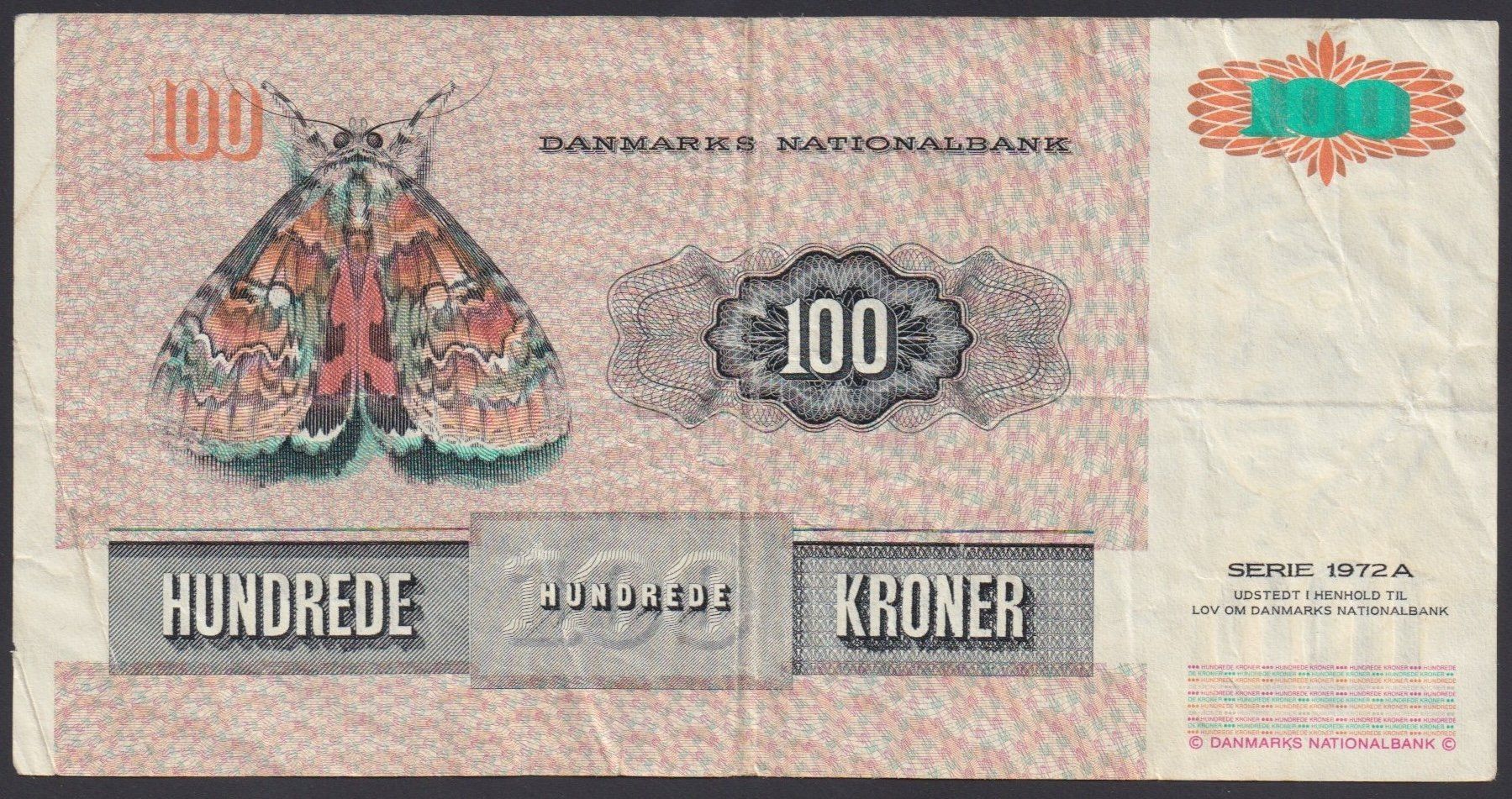 Banknoten: Dänemark 100 Kroner 1995 – Gebraucht aus Brugg AG von banknoten_muesli 1