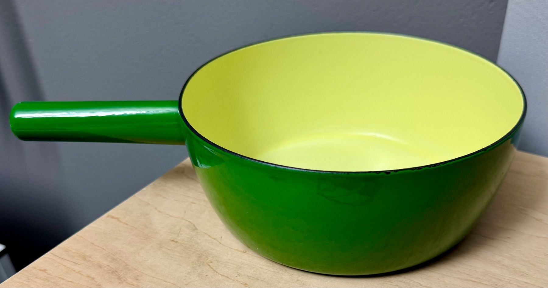 Padelle: Altes Fondue Caquelon 20 cm Durchmesser – Usato da Rothrist venduto da Luckywinner 9