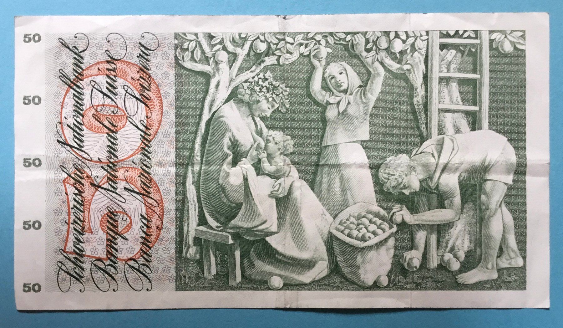 Banconote: Banknote Schweiz von 1973 – Usato da Wettswil venduto da ann_hd9g 1