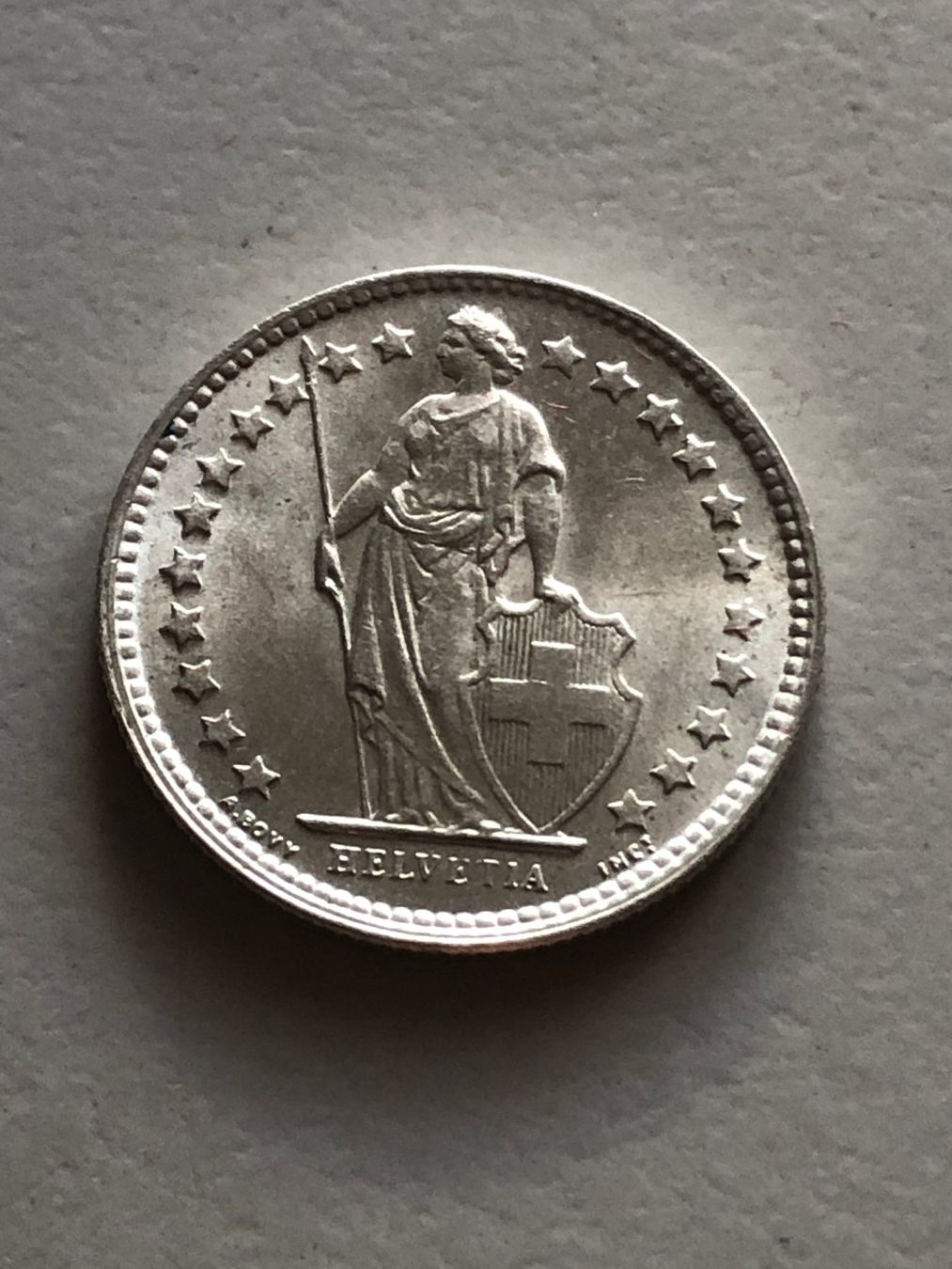 Toutes les monnaies: 50 Rp. 1958 unz. – D'occasion à Schötz par Odpa 1