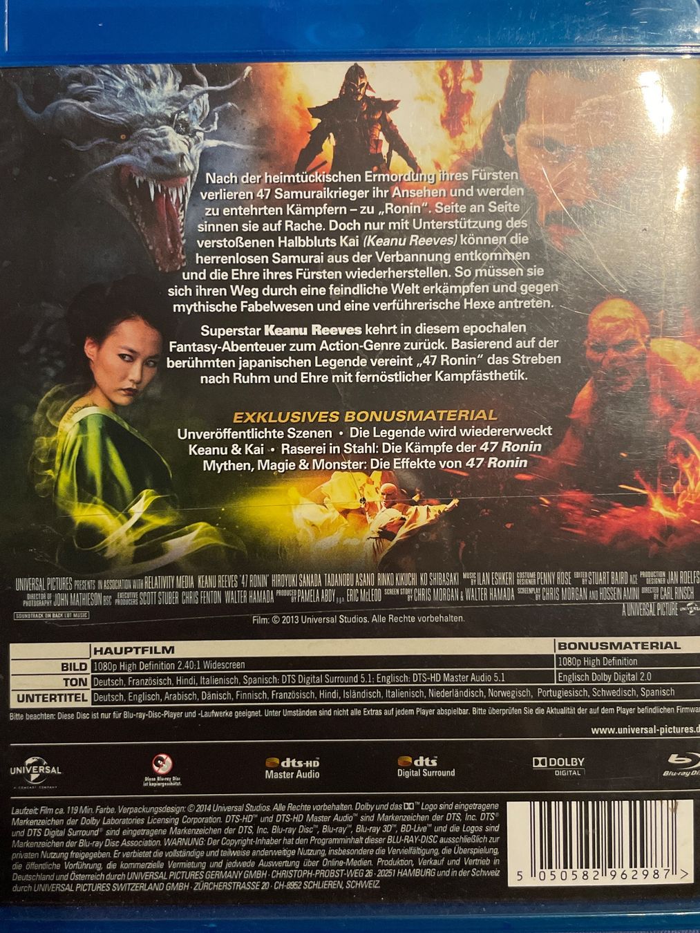 Tutti i DVDs: 47 Ronin    (2013) – Usato da Waldenburg venduto da Gonzo8 1