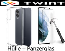 Hülle Cover +Panzerglas Clear Case für Samsung S25 EDGE 5G