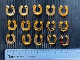 Mini Hufeisen gold (15 Stk.)