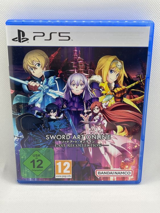 SWORD ART ONLINE LAST RECOLLECTION PS5 FR NEW  GAME IN Englishfrdeesitpt 3391892020564