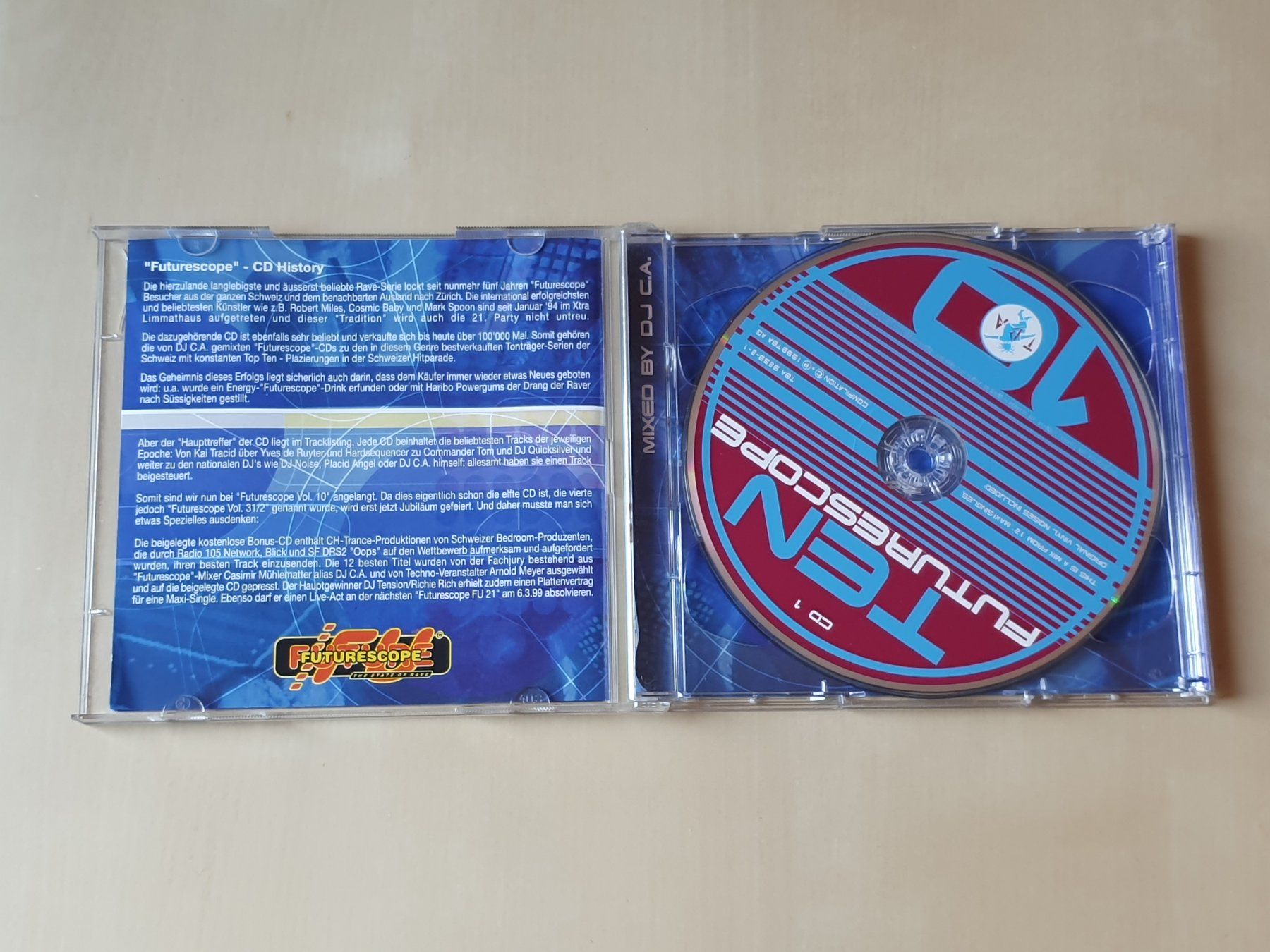 CDs: Futurescope 10 DJ C.A. – D'occasion à Stansstad par collectorsshop 2