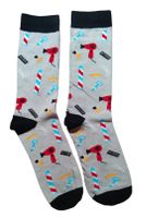 Socken Coiffeur/Hairdresser/Föhn/Strähl/Hairdryer