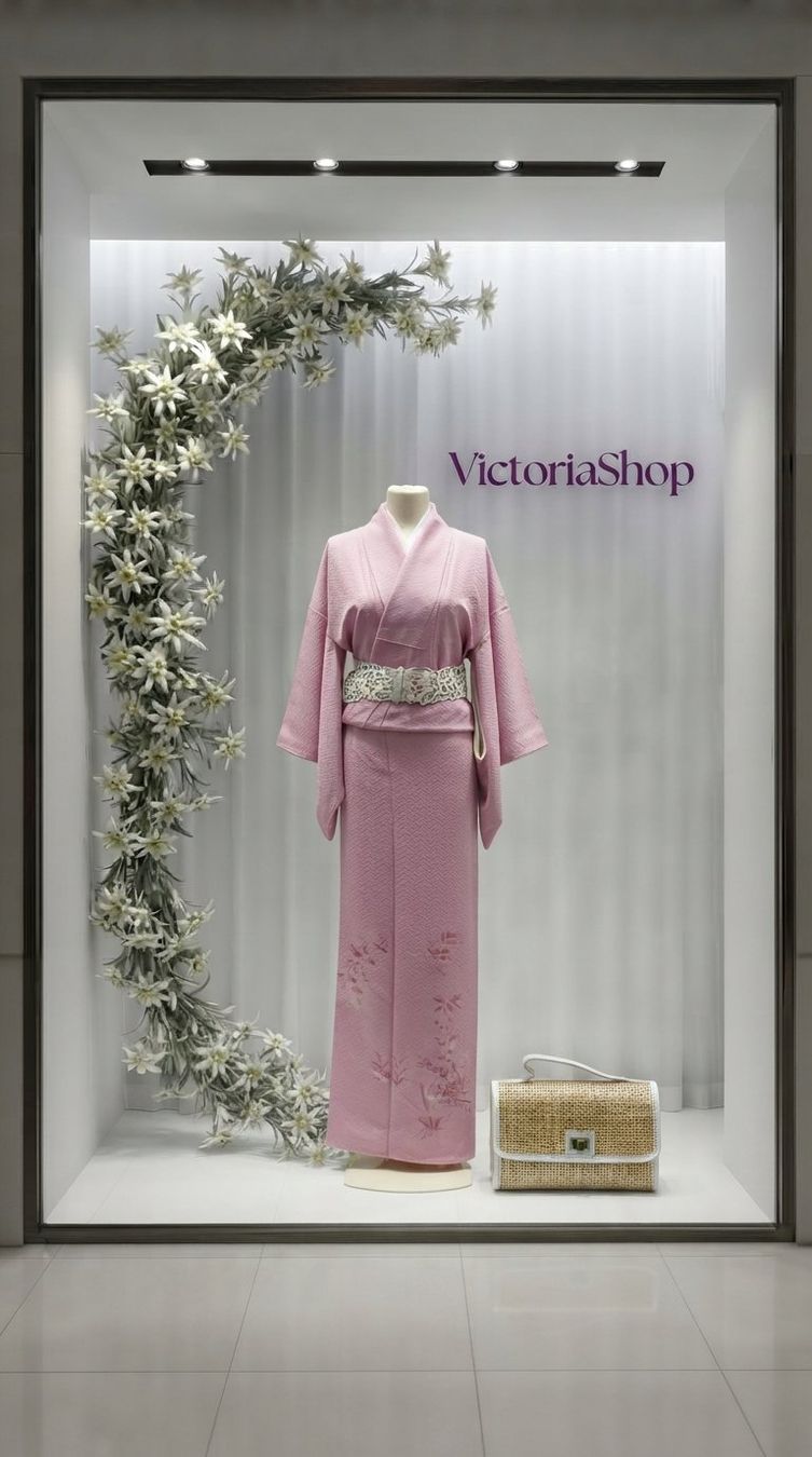 Internationale Kunst: Kimono rose – Neu (gemäss Beschreibung) aus Fribourg von VictoriaShop7