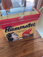 Retro Alubüchse 2 stk. Flammator Box Thé Cafe Schwarz  *Neu