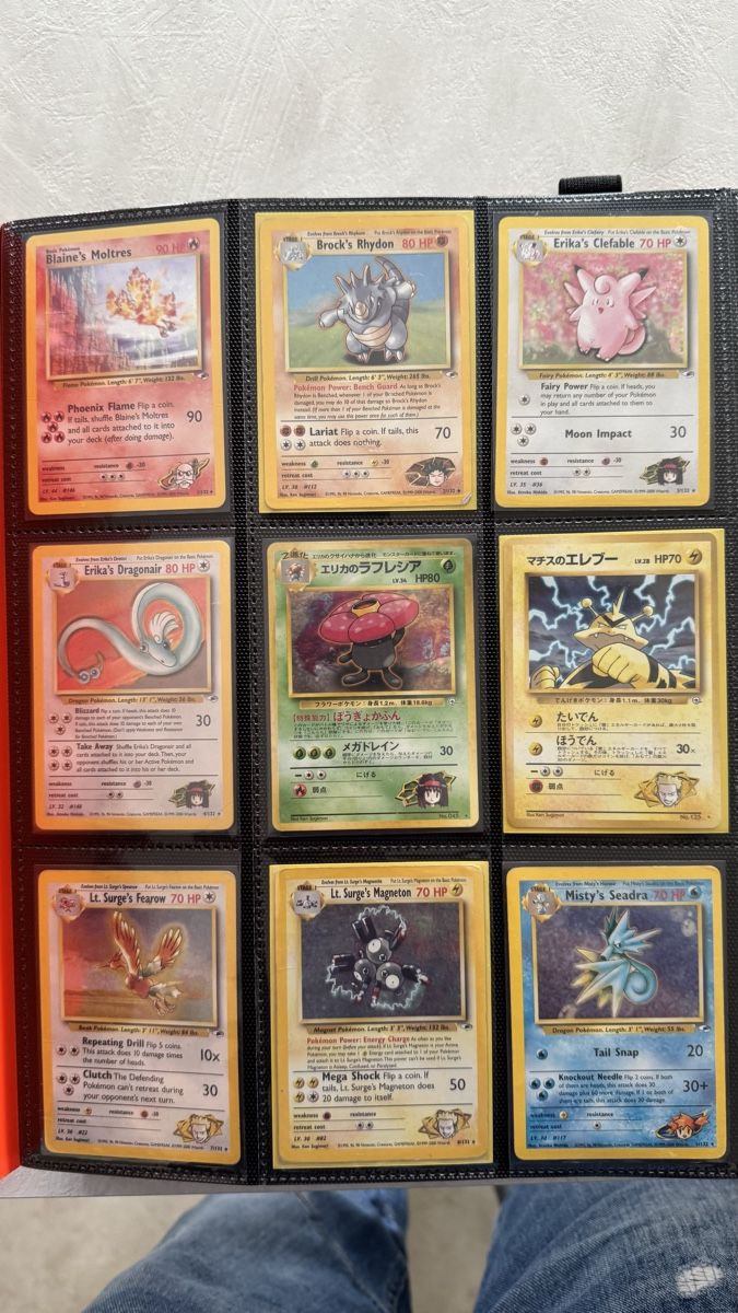 Pokémon Carte collezionabili: Carte pokemon set completo gym heros – Usato da Caslano venduto da tuning21