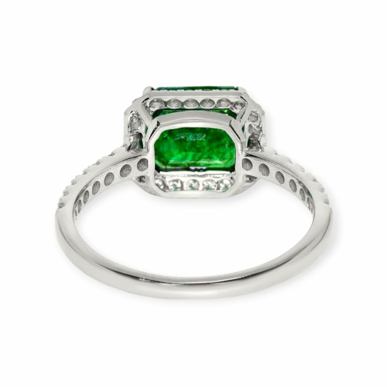 Ringe: Smaragd-Ring 14k Weissgold 2,06ct – Neu und originalverpackt aus Illnau von Juwelier_Mahler_GmbH 3