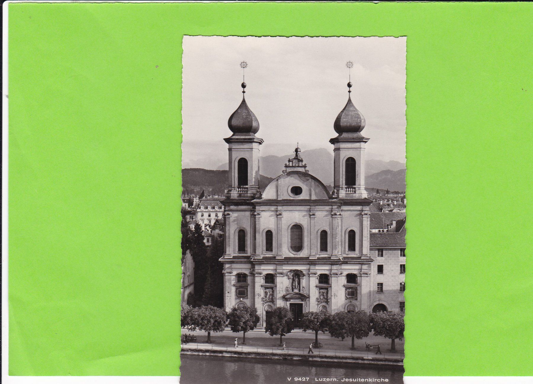 Cartoline postali: Luzern-Jesuitenkirche – Usato da St. Peterzell venduto da neckertal