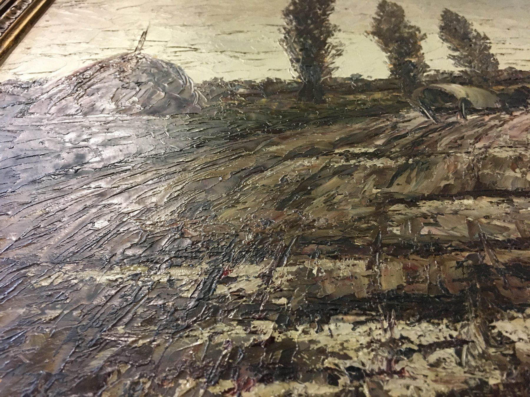 Gemälde: Oelgemälde - sehr alt / 99 x 79cm – Gebraucht aus Oftringen von Vucki 2