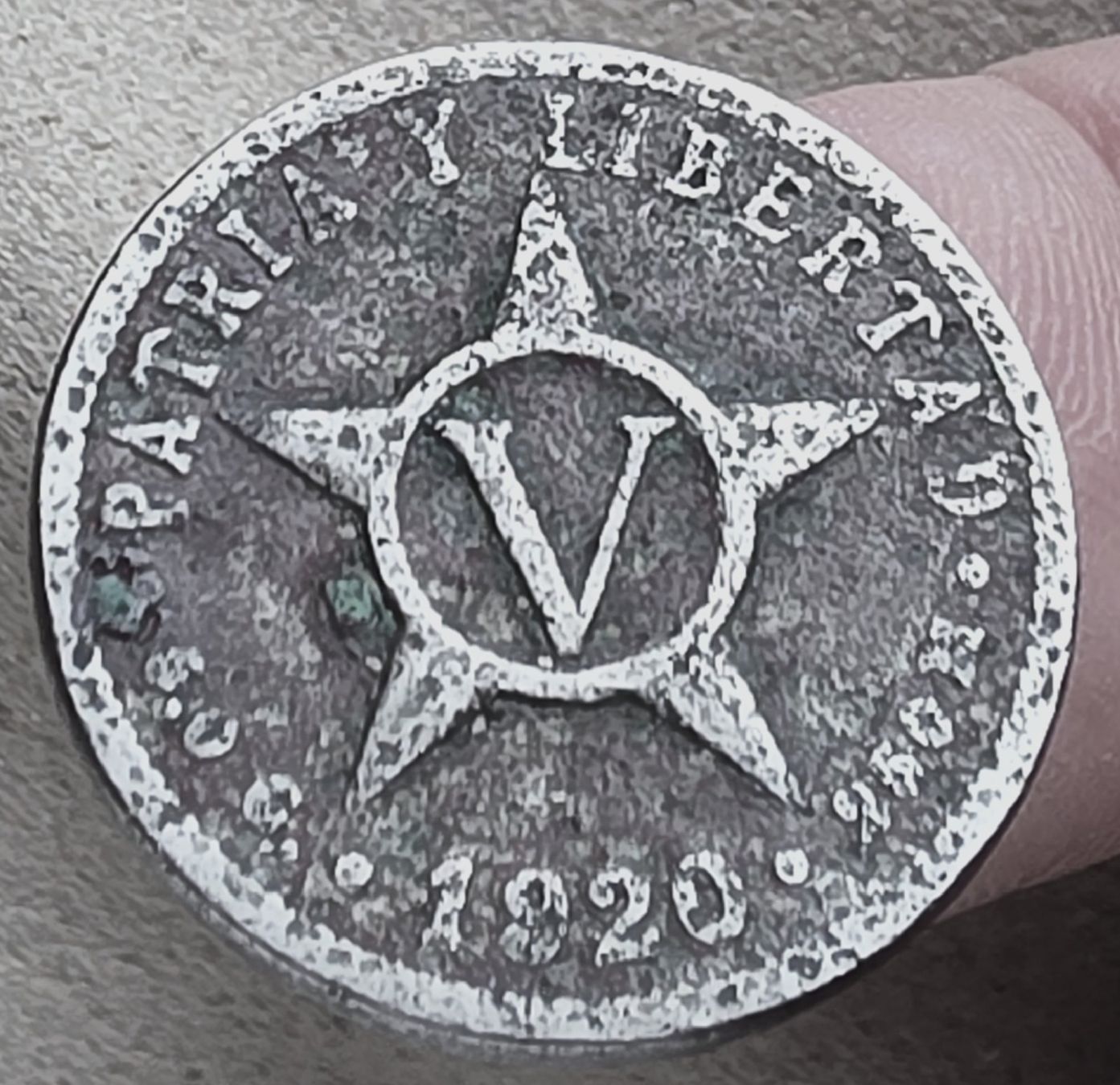 Toutes les monnaies: KUBA 5 CENTAVOS 1920 – D'occasion à Winterthur par Creso70