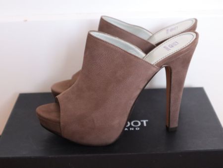 Sandalette / High Heels, Navyboot, Gr. 38, Leder, NEU