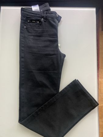 Pantalon C&A noir, taille 40 style straight, neuf