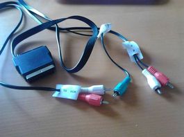 Câble Pro Péritel mâle vers RCA mâle