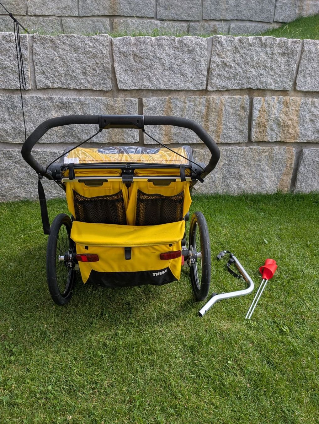 Thule Anhänger: Thule Chariot Sport 2 gelb gebraucht – Gebraucht aus Conters von silvano007 4