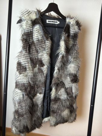 Kunstfell Gilet Zara