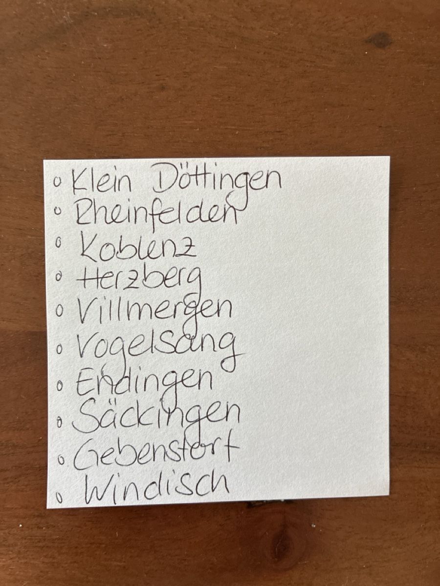 Ansichtskarten: 10 Ansichtskarten Luftaufnahmen im Kanton Aargau  – Gebraucht aus Oftringen von Cla.vD.74 1