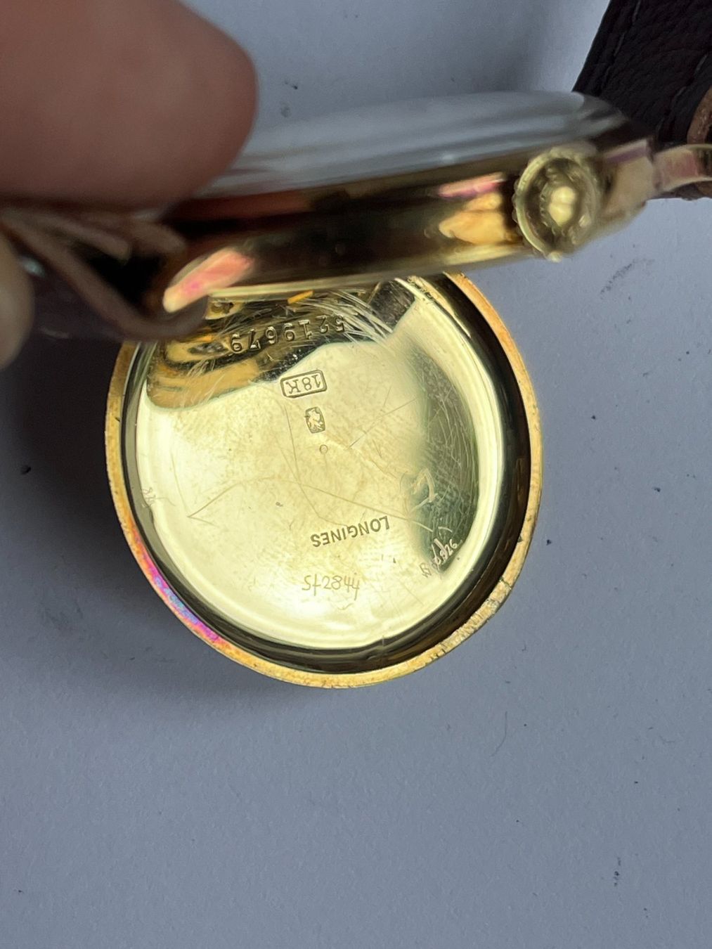 Longines Orologi: Longines Herrenuhr 18k Gold – Usato da Worblaufen venduto da chronyves 4