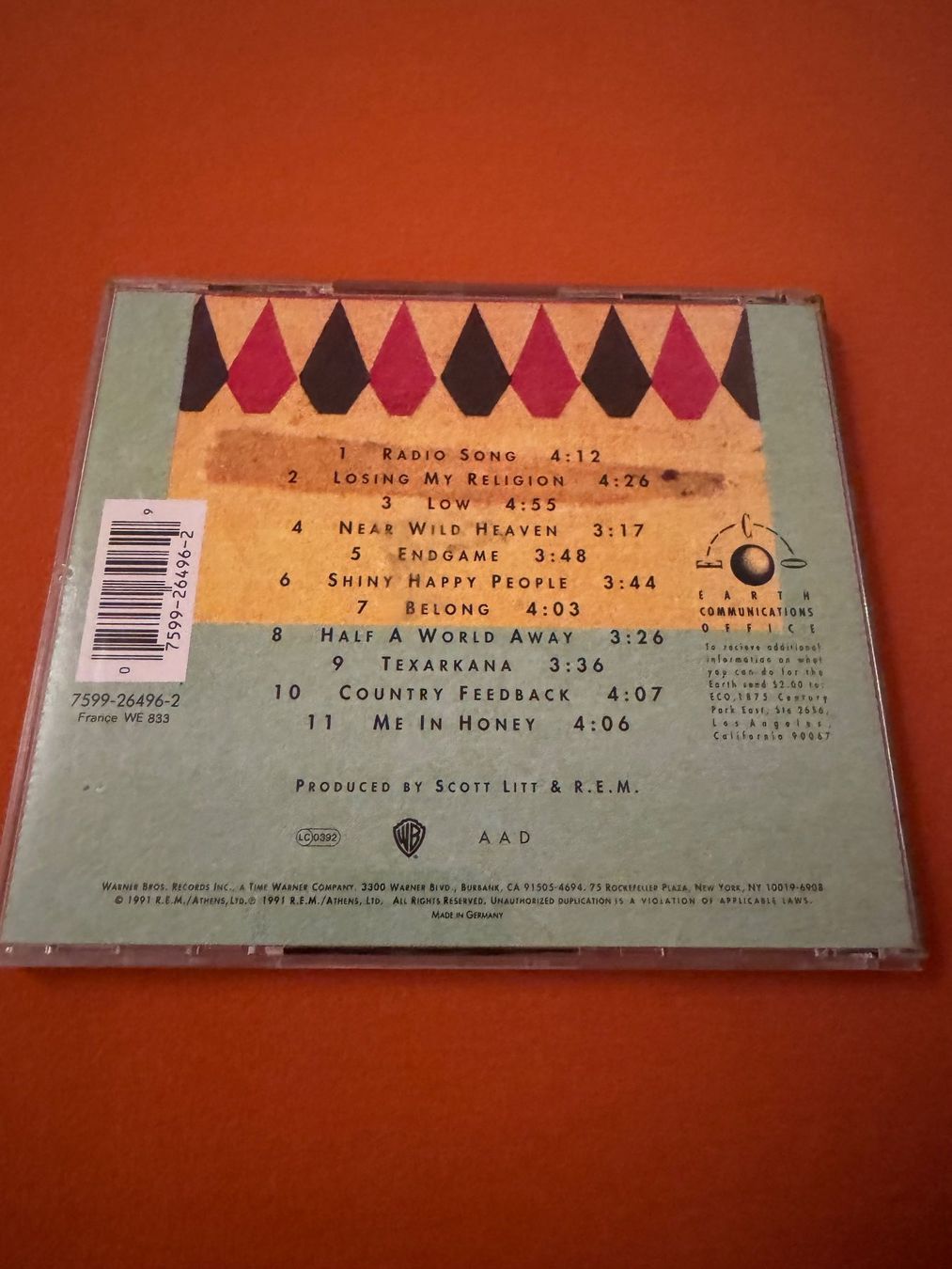 CD: R.E.M. - Out of time – Usato da Bonstetten venduto da Moeriger 1