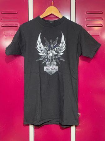 VINTAGE 1999 SILVER EAGLE HARLEY DAVIDSON T-SHIRT SZ: M